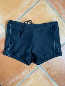 NICO BadeShort- - Gr . S- Schwarz- gerades enges  Bein- Sportshorts- Wasserski - Bild 1 von 3