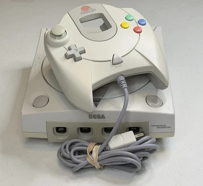 Sega Dreamcast Modded Region Free Batería Nueva, LED, Cables Controlador Foto 1 de 4