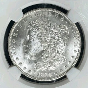 1888-O MORGAN SILBER DOLLAR ~ NGC MS 63 ~ SCHÖNE MÜNZE ~ REF #51-032 - Bild 1 von 4