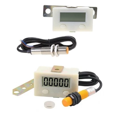 0-99999 LCD Digital Display Electronic Counter Punch Induction Proximit - Image 1 of 4