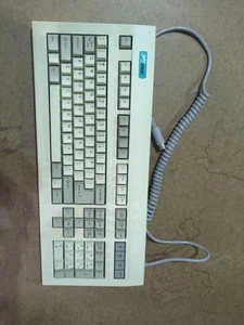 Vtg VTCL Leading Technology Mechanical Keyboard White Cherry Keys 1987 - Afbeelding 1 van 13