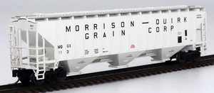 Intermountain 653117-01 N Morrison-Quirk Grain 4750 Cu.ft. 3-Bay Covered Hopper - Picture 1 of 5