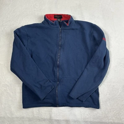 CVS Pharmacy Azul Cremallera Completa Manga Larga Polar Sudadera Uniforme Para Hombre Mediano Foto 1 de 4