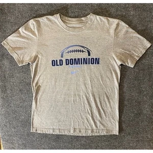Nike Old Dominion Football T-Shirt Mens Gray Short Sleeve Just Do It Tee M - Picture 1 of 13