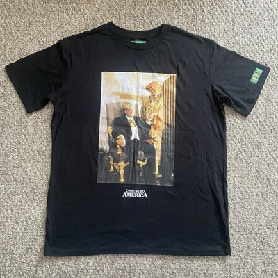 Camiseta Shoe Palace X Coming To America Hombre Grande L Negra Película Promo 2021 Foto 1 de 4
