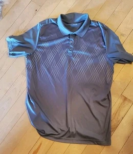 Men's Fila Golf Short Sleeve Polo Shirt Large Gray - Picture 1 of 3
