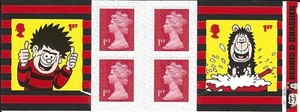 QE2 ROYAL MAIL 2021 6 X 1a clase libro de sellos pm80 cilindro Dennis Nasher SBP2U - Imagen 1 de 3
