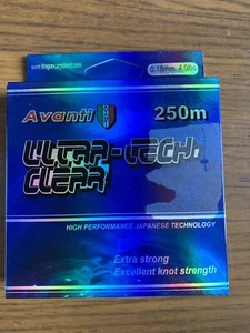 AVANTI ULTRA-TECH CLEAR FISHING MONO LINE 4 lb 0,18 mm 250 m - Photo 1/2