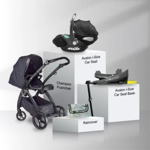 Cozy N Safe Champion & Avalon Travel System Bundle - Pram, Carrier and Base. - Picture 1 of 1