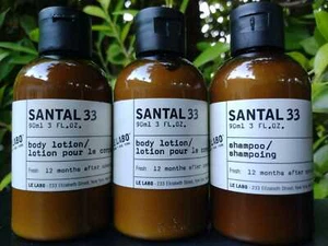 LE LABO SANTAL 33 BODY LOTION AND SHAMPOO 3 OZ EACH - Picture 1 of 1