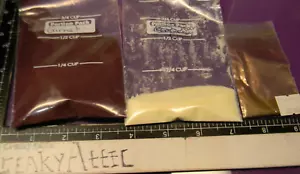 GARNET COPPER CLEAR 3 EMBOSSING POWDERS OUNCE #500 CREAKYATTIC - Picture 1 of 1
