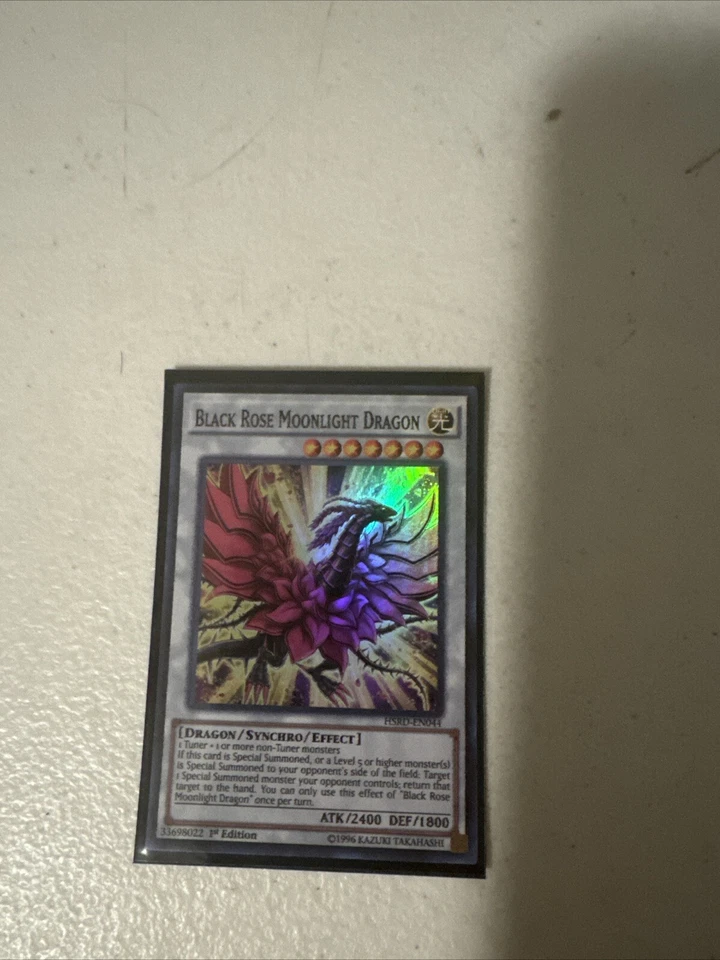 Yu-Gi-Oh! TCG Black Rose Moonlight Dragon High-Speed Riders HSRD-EN044 1st... - Image 1 of 1