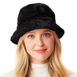 Sombrero de pescador de piel sintética esponjosa para hombre y mujer de invierno - Bild 1 von 7