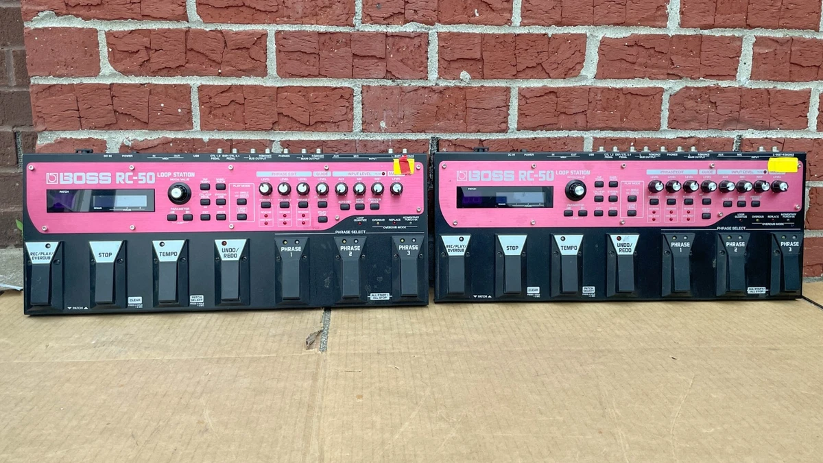 ギター BOSS RC50 Pedaleira Boss RC505mkII Loop Station RC-505 VD com 5 pistas de