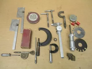 Posten Starrett Handwerker Maschinist Werkzeuge Messschieber Mikrometer Messgeräte ANSEHEN! - Bild 1 von 18