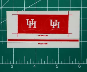 1978 Houston Cougars Football Gumball Helmets *FACTORY DIECUT DECALS* University - Picture 1 of 3