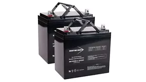 Jazzy 1105 Pride Replacement Wheelchair Batteries (2 batteries - 12 Volt 55 Amp) - Picture 1 of 1