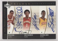 2006 Upper Deck Trilogy /3 Spud Webb Josh Childress Solomon Jones Rookie Auto RC