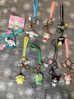 Ремешок с брелоками Sanrio Hello Kitty & Friends Kuromi Cinnamoroll My Melody - Изображение 1 из 4