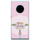 Azzumo I Love My Bicycle Hearts & Butterflies Thin Case For the Huawei