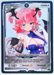 Camila PL8 (Regular) 100/190, 1st Edition, Rising Stars, VCard - Picture 1 of 2