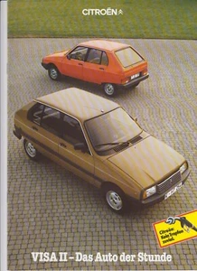 Citroen Visa II 08/1981 Prospekt / Brochure deutsch / german - Picture 1 of 5