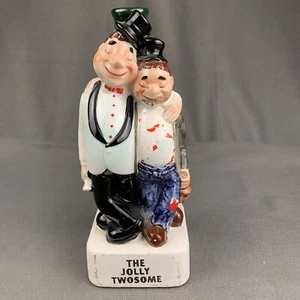The Jolly Twosome Ceramic Empty Decanter Japan - Picture 1 of 6