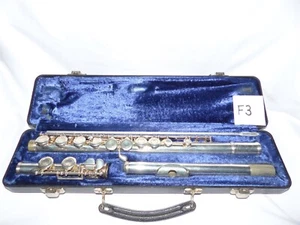 Armstrong 104 Silver Plated Flute Good Pads Plays Great Listen to Video - Picture 1 of 14