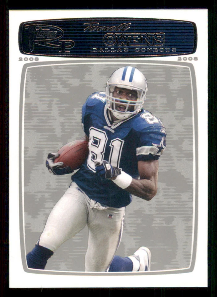 2008 Topps Rookie Progression Silver #87 Terrell Owens /299 - Image 1 of 2