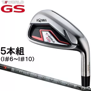 Honma TourWorld GS IronSet 6-10 5set RH SPEEDTUNED 48 graphite flex Regular new - Picture 1 of 8