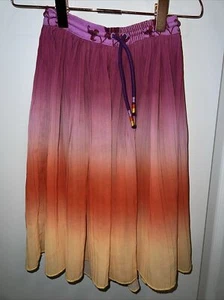 MATILDA JANE Enchanted Garden Sunset Pleated Wide-Leg Cropped Pants Size 4 - Picture 1 of 9