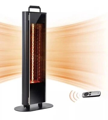 EAST OAK 1500W Patio Heater, Table Side Portable Electric Heater - Image 1 of 4
