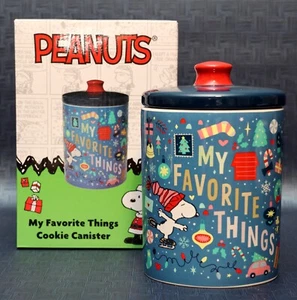 Enesco Peanuts Snoopy 7" Cookie Jar Canister ~ Christmas ~ New! - Picture 1 of 5