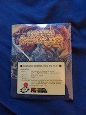 Cross Swords MVS Neo Geo Mini Arcade Marquee! Original!