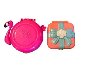Polly Pocket Pink Flamingo Floatie 2017 Mermaid Cove 2018 Menge 2 mit einigen Accessoires. - Bild 1 von 10