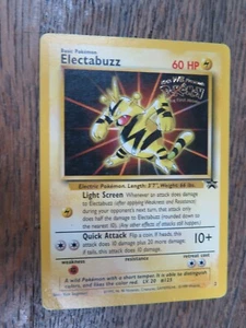 JCC Pokémon Electabuzz (Promoción de Película) 02/53 - WoTC Black Star Promo 1999 TARJETA - Imagen 1 de 3