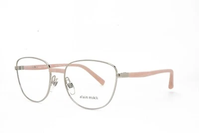 GAFAS ALAIN MIKLI PLATA ROSA Nuevas Auténticas 52-18-140 ZQ-1070 Foto 1 de 4