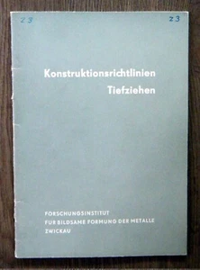 H. Groß - Konstruktionsrichtlinien Tiefziehen - Blechformung Ziehteile Zwickau - Bild 1 von 4