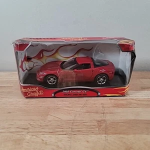 MotorMax American Graffiti 2005 Corvette C6 Red 1:24 Scale New Box Damage - Picture 1 of 7