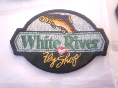 PARCHE DE PESCA BASS PRO SHOPS PARCHE RÍO BLANCO "1" MUNDO EXTERIOR 4X3 PULGADAS #32Ch Foto 1 de 4