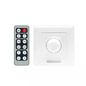 DC5-12V Infrared 12 Key Knob PWM Triac LED Dimmer Remote Controller Switch LED - Picture 1 of 9
