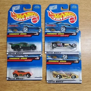 Vintage Hot Wheels 1998 Terrorific Series Complete Set of 4 New 1:64 Die Cast - Bild 1 von 2