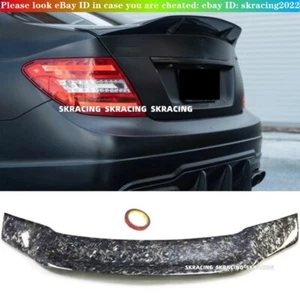 For 2008-2014 MERCEDES BENZ W204 C250 C300 Forged Carbon Fiber Rear Spoiler Wing - Bild 1 von 14