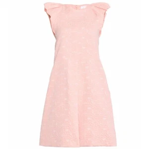 Vestido Chloe Floral Jacquard en Rosa Goma Burbuja Talla FR 34 / US 2 - Imagen 1 de 5