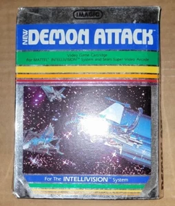 Intellivision DEMON ATTACK Silver Box w/ Manual & Game IMAGIC Cool Graphics - Picture 1 of 3