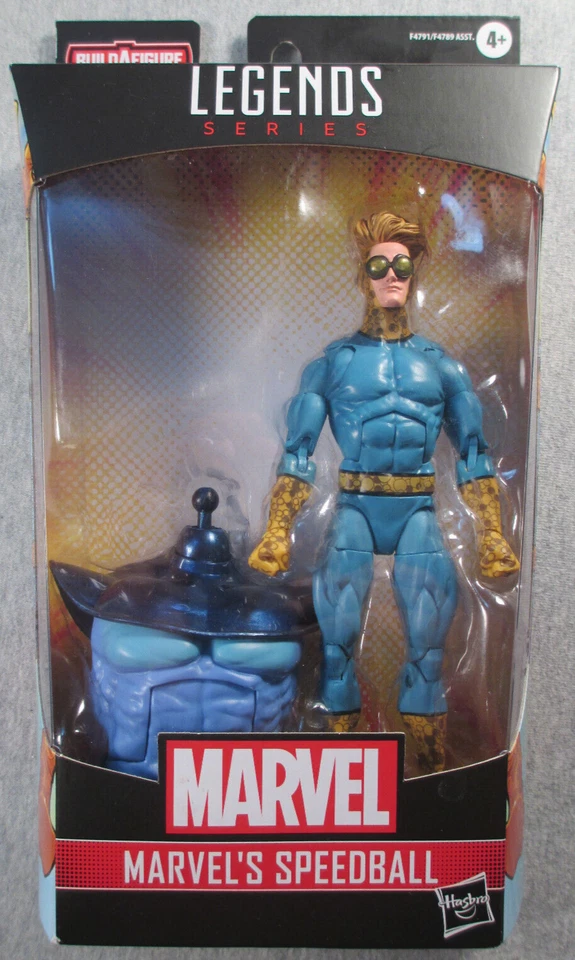 Hasbro Marvel Legends Series Speedball with Build A Figure Torso Controller BAF