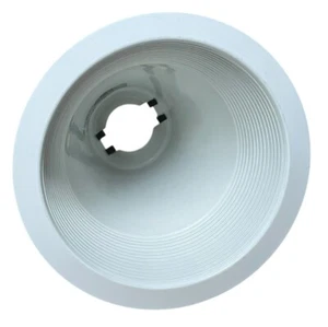 All -Pro ERT713WHT 6” Recessed Aluminum Baffle Trim With Steel Retention Clips - Picture 1 of 5