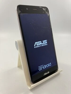 Asus Zenfone 3 Max Silver Unlocked 16GB 5.2" 13MP 2GB Android Smartphone Cracked - Image 1 of 4