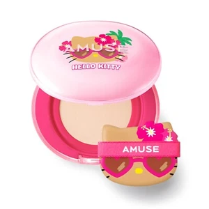 AMUSE Dew Power Poduszka wegańska 15g + Wkład 15g SPF50+ Opalanie Hello Kitty Edition - Zdjęcie 1 z 13