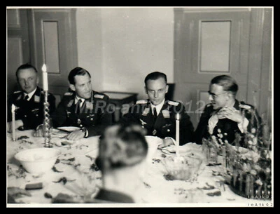 Foto, Nachl.Maj.Horst Wunderlich, Großenhain, oficiales en la cena 5, 5026-1200 - Imagen 1 de 2